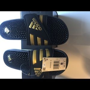 adidas adissage slides gold